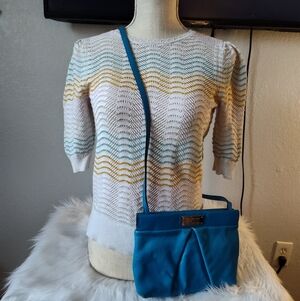 Loft 3/4 Sleeved Cotton Blend Blouse